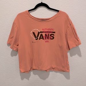 Vans Pink graphic tee shirt